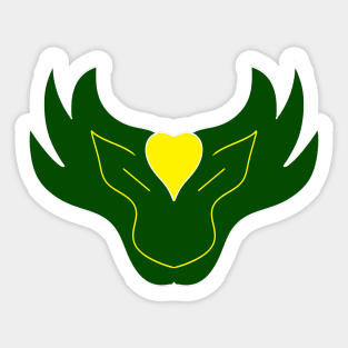 GREEN LION. SAMER BRASIL Sticker